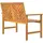 vidaXL Gartenbank 109 x 59 x 89 cm Braun