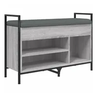 VidaXL - Schuhbank Grau Sonoma 85,5x32x57,5 cm Holzwerkstoff