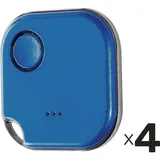 Shelly Bluetooth Schalter u. Dimmer, Blu Button1, Plug&Play, blau, 4er Set