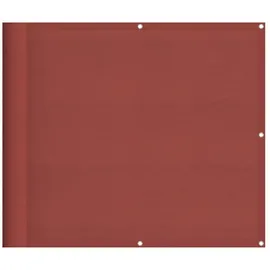 vidaXL Balkonverkleidung 90 x 1000 cm Terrakotta Polyester