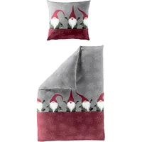 BIERBAUM Bettwäsche Biber, rot