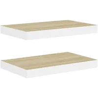 vidaXL Wandregal 50 x 23 x 3,8 cm Weiß