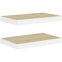 vidaXL Wandregal 50 x 23 x 3,8 cm Weiß