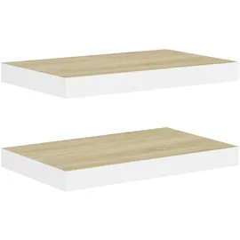 vidaXL Wandregal 50 x 23 x 3,8 cm Weiß
