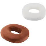 Surwin Donut Kissen Sitzkissen Orthopädisch, Sitzkissen Rund, Sitzkissen Bürostuhl, Hämorrhoiden Sitzkissen, Bequemer Sitzring Steißbein Entlastung für Rücken, Hüfte (38 cm,braun)