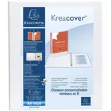 Exacompta Präsentationsringbuch A4, Maxi, weiß