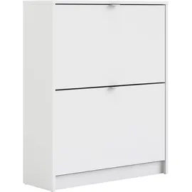 INOSIGN Schuhschrank 70,3 x 85,2 x 24,1 cm weiß / weiß