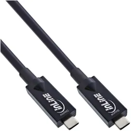 InLine USB-C 3 m Schwarz