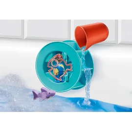 Playmobil 1.2.3 Wasserwirbelrad mit Babyhai 70636