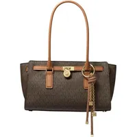 Michael Kors Hamilton Small Henkeltasche Leather Brown