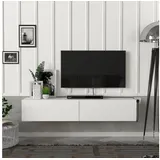 moebel17 Aristo TV-Lowboard 8454 cm Weiß Holz/Melamin