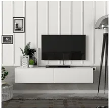 moebel17 Aristo TV-Lowboard 8454 cm Weiß Holz/Melamin