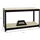 Proregal Werkbank Holz 90 x 160 x 60 cm schwarz höhenverstellbar