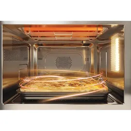 Bauknecht MF 258 B, Mikrowelle (800 Watt, Grillfunktion, Heißluftfunktion)