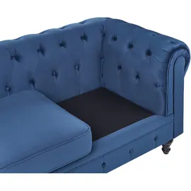 Beliani Sofa 3-Sitzer Chesterfield