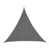 Hespéride - Dreieckiges sonnensegel Curacao grau 4x4x4m aus Polyester