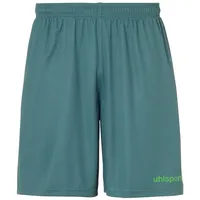 Uhlsport Center II Shorts ohne Innenslip fir grün/fluo grün