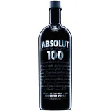 Absolut Vodka 100 – 50 Vol.-Prozent Edel-Vodka in eleganter, schwarzer Flasche – Luxuriöses Genusserlebnis – 1 x 1 l | 1l (1er Pack)