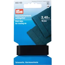 Prym 900100 Hosenschonerband (bügeln) 16 mm schwarz, 100% PES