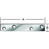 vormann august VORMANN Verbindungsblech 80x 15mm Stahl, verzinkt