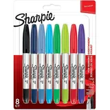 Sharpie Twin Tip Permanentmarker 8 St. Mehrfarbig