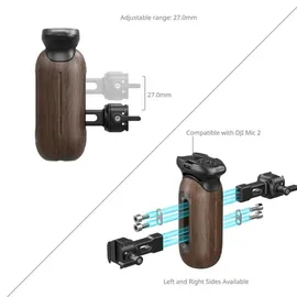SmallRig 5239 Seitlicher Holzgriff mit NATO-Klemme