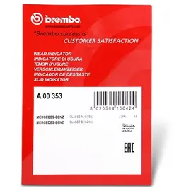Brembo Warnkontakt, Bremsbelagverschleiß