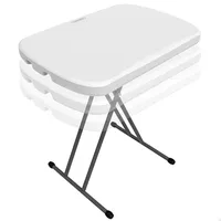 Lifetime Persönlicher Tisch 66x46x Uv100 61-66-71 Cm - White