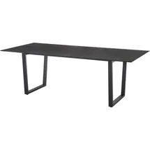 Diamond Garden OXFORD 220 x 100 cm, Edelstahl Dunkelgrau / HPL Granit Dunkel