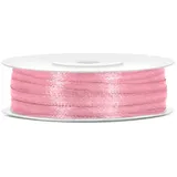 Partydeco Satinband hellrosa 3 mm 50 m