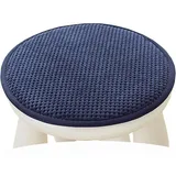 adadvo Sitzkissen Rund, Weiche rutschfeste Sitzauflage, Stuhlkissen für Meisten Stühle, Rund Stuhlhocker, Kissen für Garten, Büro, Schule, Terrasse, Bistro(U9,25cm)