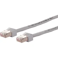 Metz Connect 13084U2033-E Netzwerkkabel, Patchkabel RJ45 Cat.6 S/FTP 2 m Grau