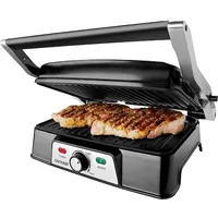 Concept GE2005 Kontaktgrill, Tischgrill, Schwarz, Silber