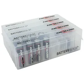 Ansmann & 5x Akkubox Batteie Box für Bis Zu 8 Akkus, Batterien & Speicherkarten