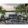 Dmora Outdoor-Lounge-Set 7-tlg. Anthrazit