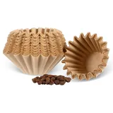 Korbfilter Kaffeefilter Papier 100 Stück Coffee Filter Paper 2.17X1.77'' Coffeefair Korbfilter Kaffeefilters Korbfilters Einweg-Kaffeefilters Espresso Papierfilter Verdickter Kaffeefilter