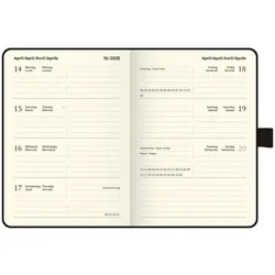 Brunnen Taschenkalender »Kompagnon« 2025 grün, 11.2x15.8x1.7 cm