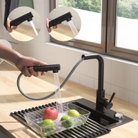 Edelstahlspül Küchenspüle Spülbecken Küchenarmatur mit Ablaufgarnitur 50*45 CM