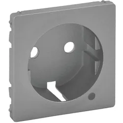 Legrand Valena Life Steckdosen-Abdeckung mit Beleuchtungsfenster (aluminium)