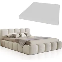 Juskys Catania 180 x 200 cm Beige inkl. Matratze