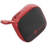 Cellular Line Bluetooth Lautsprecher AUX tragbar rot