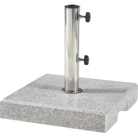 casa.pro Schirmständer Granit 38 x 6,5 x 38 cm Grau
