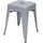 Proregal Hocker Metall 39 x 46 x 39 cm Grau
