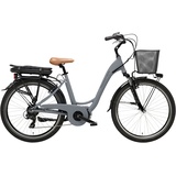 Adriatica Elektro-Citybike 26 Zoll VANITY Lady grau