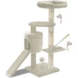 VOUNOT Kratzbaum 115 cm beige