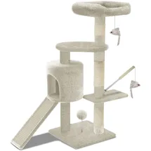 VOUNOT Kratzbaum 115 cm beige