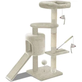 VOUNOT Kratzbaum 115 cm beige