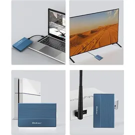 OEM 2,5" Gehäuse 2 TB USB 3,0 Blau 5901878522760