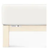 Schlafgut Spannbetttuch Casual aus Bio Baumwolle 180x200 - 200x200 cm | off-white - weiß