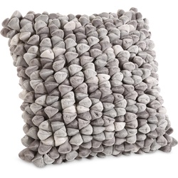 HAANS Lifestyle Kissenbezug Pebble 45 x cm Polyester Grau Hellgrau